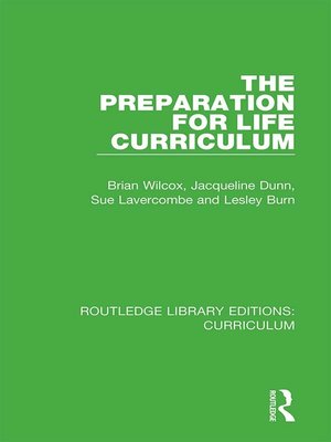 cover image of The Preparation for Life Curriculum